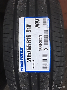 toyo 205/55/16 V 91 nanoenergy 3